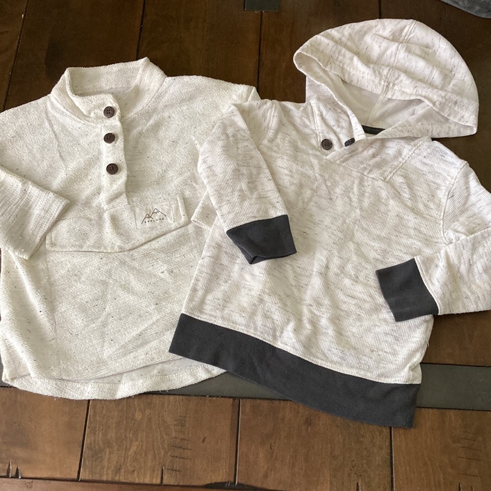 2 long sleeve shirts size 2T